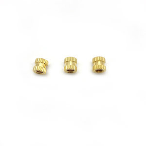 Hot Bán M2.5 M3 M4 M5 M6 M8 Có Knurled Đinh Tán Nhúng Đồng Nội Bộ Threaded Chèn Đúc Brass Nut Cho Nhựa - Product Image 5