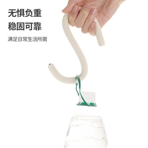 Multifunctional Portable Hook Beige Plastic Easy To Lock For Household Use - Product Image 4