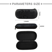 Étui de transport pour lunettes EVA à coque rigide noire boîte d'emballage de lunettes personnalisée étui étanche pour lunettes de soleil de plage de voyage