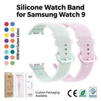 Correa de Reloj de Silicona Cómoda con Diseño Jelly para Samsung Watch 8 9 Sport, Correa de Reloj de Liberación Rápida de 20 mm