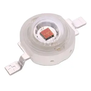 3W diode led rouge haute puissance puce led 620nm 625nm émetteur led pour applique murale