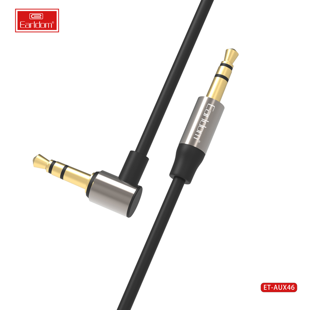 Earldom 1M Gold Plated Spiral Coiled 3.5mm Male Male AUX Audio Cable for Phone Car Speaker MP4 Headphone Microphone Monitor