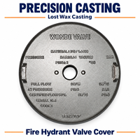 Composants OEM en acier inoxydable CF8M de 5 pouces et 0,2 kg, fabriqués par moulage à la cire perdue de précision, pour assemblages de piliers d'incendie et couvercles de vannes de piliers d'incendie