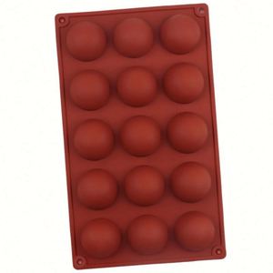 Molde de Silicona Ecológico para Chocolate con 15 Cavidades en Forma de Bola, Tamaño Grande, para Hacer Dulces y Resina en Casa, OEM/ODM - Product Image 3