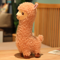 Peluches de Llama de Tamaño Pequeño, Alpaca Gigante de Peluche Suave, Juguetes de Peluche para Dormir, Almohada de Peluche de Alpaca