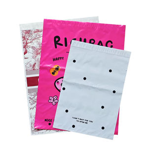 Sobres personalizados de burbujas de polietileno rosa, sobres de mensajería exprés de varios tamaños, bolsas con cremallera biodegradables duraderas para almacenamiento, envío por correo - Product Image 3