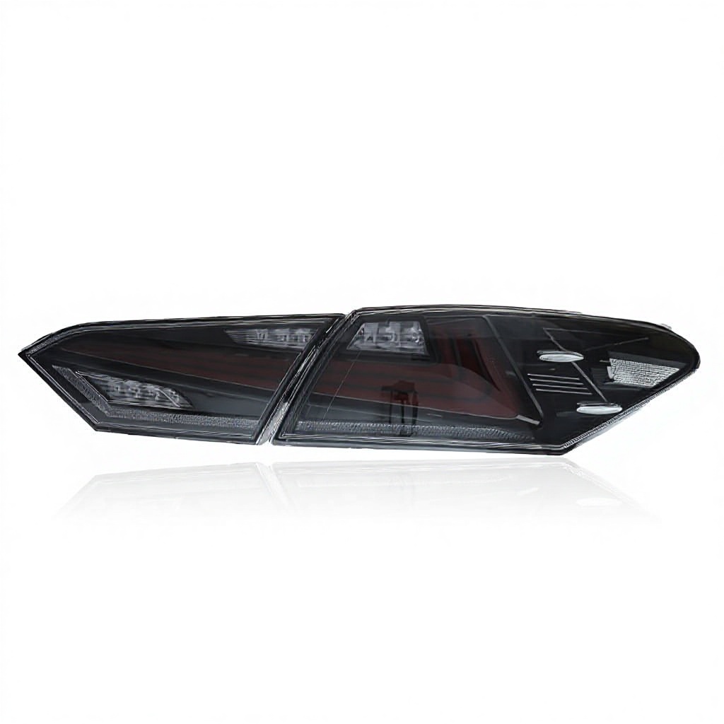 Transparent black and red