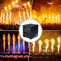 Igracelite 1200W DMX Machine à flamme verticale étanche IP55 Projecteur de feu à tir unique pour événements DJ en extérieur