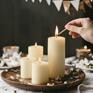 Bougie parfumée en cire mélangée, longue durée, minimaliste, cadeau parfumé pour la décoration de la maison, Thanksgiving, mariage, Saint-Valentin - Product Image 5