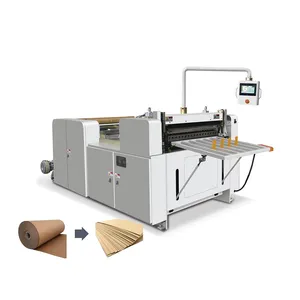 Rouleau de papier à feuilles, Machine à découper les feuilles pour l'emballage de glaces, la découpe et la fabrication de gobelets en papier en forme d'éventail