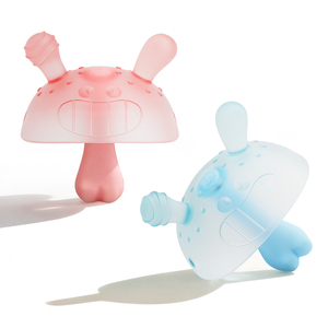 Manopla de Silicona para la Dentición del Bebé, Suave, de Grado Alimenticio, Previene que se Muerdan las Manos, Forma de Monstruo Pequeño - Product Image 1