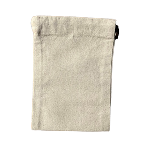 Budget Soft Cotton Drawstring Pouch <b>Bag</b> Daily Use <b>Medium</b> Storage <b>Gift</b> Packaging Wholesale Organic Fabric Eco Fashion Nature Deal - Product Image 1