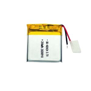 بطارية ليثيوم بوليمر 402424 بجهد <span class=keywords><strong>3</strong></span>.7 فولت وسعة 200 مللي أمبير مع لوحة دوائر مطبوعة - Product Image 1