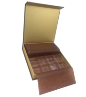 Boîte en carton pour pâtisserie, dattes, chocolat, emballage cadeau, avec fenêtre transparente personnalisée, fabriquée par Gold Foil Matt Box