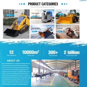 VOLNOS自行式中国1000千克汽油发动机橡胶履带，用于带混合器的小型自卸车柴油 - Product Image 2