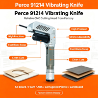 Cuchilla Oscilante de Potencia Media para Máquina de Corte, Cabezal de Corte Vibratorio para Tablero KT, Tablero de Espuma, Plástico ABS, Cartón