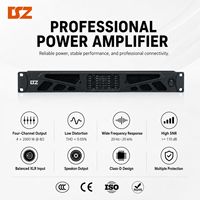 Amplificateur de puissance numérique 4 canaux 4*3000W OEM ODM, montage en rack 1U, amplificateur de classe D pour système audio professionnel
