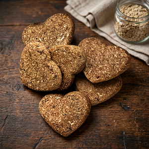Golosinas Horneadas de Heno Timothy en Forma de Corazón OEM, Snacks Naturales de Alta Fibra para Masticar, para Animales Pequeños, Regalo de San Valentín, Marca Privada - Product Image 2