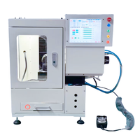 Fraiseuse CNC 5 axes V4 système Linux de bras de bureau avec boîtier demi-métal et liquide de refroidissement