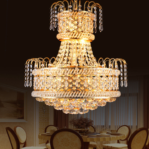 Lámparas Colgantes de Cristal Stamen, Decoración para Hoteles, Salones de Baile, Lámparas de Techo para Banquetes, Lámparas de Araña Brillantes para Techos Altos - Product Image 4