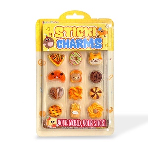 Artesanías de Resina Personalizadas al por Mayor, Dijes de Resina de Dibujos Animados, Miniaturas de Animales y Comida, Dijes Adhesivos para Manualidades de Resina, Decoración de Carcasas de Teléfono y Tazas - Product Image 1