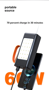 Nouvelle <span class=keywords><strong>batterie</strong></span> Li-Polymère à affichage numérique au <span class=keywords><strong>prix</strong></span> d'usine, charge rapide 65W, grande capacité, <span class=keywords><strong>batterie</strong></span> externe 30000mAh 50000mAh - Product Image 5