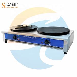 Commercial Stainless Steel Crepe <strong>Maker</strong> Machine New Condition LPG Gas Crepe <strong>Cake</strong> Crispy <strong>Maker</strong> - Product Image 3