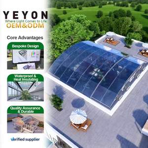 Yeyon 2026 OEM Auvent rétractable de type <span class=keywords><strong>marquise</strong></span> pour jardin, sauna, abri extérieur, protection pluie et soleil, véranda résidentielle, serre en verre - Product Image 1