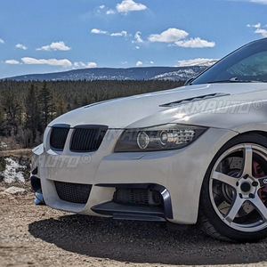 ชุดแต่งสปอยเลอร์กันชนหน้ารถยนต์ ช่องระบายอากาศ  สำหรับ BMW ซีรีส์ 3 E90 E91 M Sport ปี 2005-2008 - Product Image 5