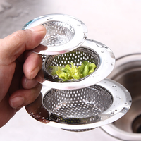 Égouttoir d'évier de cuisine en acier inoxydable, panier anti-rouille, filtre à déchets avec trous de micro-perforation de 2 mm