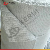 KERUI Tela de Fibra Cerámica, Especificaciones Personalizadas, Telas de Aislamiento Industrial para Hornos de Alta Temperatura