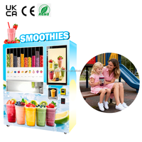 Distributeur automatique intelligent de smoothies avec gestion cloud 4G LTE, auto-nettoyage et prise en charge de plusieurs modes de paiement