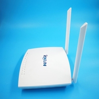 Akıllı ev ağ geçidi ZC-521 GPON ONU 1GE + 3FE LAN portu + 2.4G 5G AC WIFI ONU HGU ONT GEPON ONU için FTTH