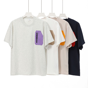 Sublimación espacios en blanco camiseta al por mayor de los hombres de algodón poliéster logotipo personalizado impreso liso - Product Image 2