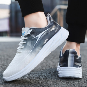 Chaussures décontractées élégantes pour hommes, en maille respirante à lacets, résistantes à l'usure, pour le printemps et l'été, vente en gros - Product Image 4
