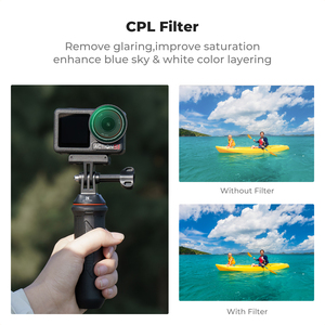 <span class=keywords><strong>Filtre</strong></span> CPL ND <span class=keywords><strong>Black</strong></span> Diffusion 1/4 pour caméra d'action K&F Concept, compatible avec DJI Osmo Action 4/5 <span class=keywords><strong>Pro</strong></span> HD, multi-couches - Product Image 2
