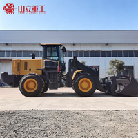 Chargeuse sur pneus Shanli 930 de 1 tonne, moteur diesel turbo, transmission automatique, commande hydraulique à levier unique, capacité de la benne de 1,5 m³
