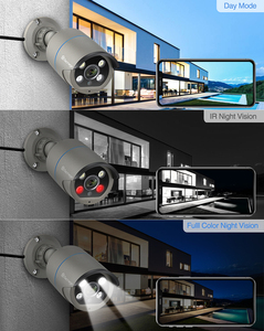 Techage 3MP Trực Tiếp Điện Thoại Di Động Xem Khoảng Cách Xa Màu Night Vision <span class=keywords><strong>Camera</strong></span> Giám Sát Cctv <span class=keywords><strong>IP</strong></span> POE Máy Ảnh - Product Image 2