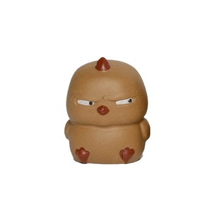 Yixing Zisha Tea <b>Pet</b> Mini Chick Ornament Squinty Eyed Creative Tea Accessory Cute Decor For Tea Set - Product Image 5