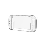 Étui de protection transparent fendu couverture complète pour Switch 2 coque rigide antichoc anti-rayures antidérapante Durable Ultra clair PC