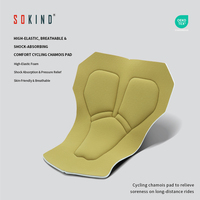 Shorts de cyclisme personnalisés SOKIND pour adultes, écologiques, respirants, avec coussinets en gel de silicone, séchage rapide, mousse haute densité, transfert par sublimation