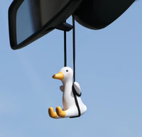 Nouvelle Aromathérapie Voiture Balançoire Canard Mignon Balançoire Canard Voiture Ornements Suspendus