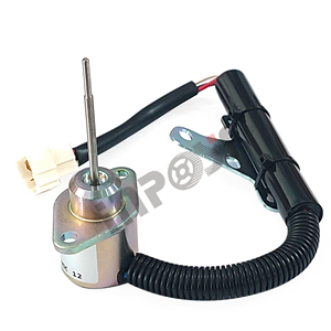 Electrovanne d'arrêt de moteur 1G82060022 <span class=keywords><strong>1503ES</strong></span>-<span class=keywords><strong>12A5SUC9SLC24</strong></span> pour moteur Kubota/Wood Ward, électrovanne d'arrêt SA-5156-12 1G820-60022 - Product Image 1