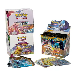 324Pcs/Box Poke mon Cards English Scarlet&Violet Evolutions Sun&moon Vmax GX Series Booster Box Collection Trading Card Game