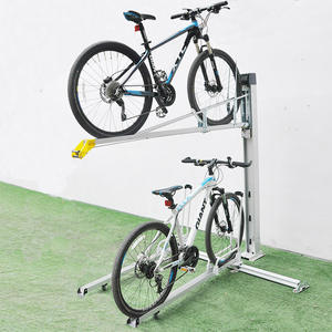 Portabiciclette con chiusura <span class=keywords><strong>a</strong></span> chiave Automtico per esterni <span class=keywords><strong>a</strong></span> doppio strato portabiciclette per commerciali Motobike sistema di <span class=keywords><strong>parcheggio</strong></span> moderno deposito biciclette - Product Image 6