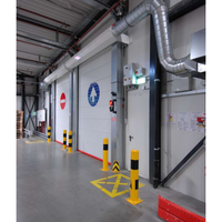 Porte Industrielle – Fournisseur Direct Chine – Porte Sectionnelle Verticale Industrielle de Haute Qualité pour Entrepôt et Quai