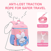 Nouveau Sac à Dos Maternelle Grande Capacité avec Protection Dorsale pour Enfants, Fermeture Éclair, Sac à Dos de Haute Qualité