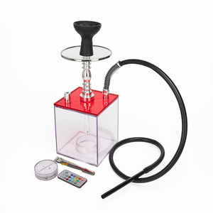 Narguile al por Mayor, Cachimba, Shisha LED, Importación de la Mejor Calidad, Cachimba Personalizada de Acrílico con LED, Cachimba Cuadrada - Product Image 2