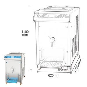 Mehen mix120 sử dụng hàng loạt <span class=keywords><strong>Ice</strong></span> <span class=keywords><strong>Cream</strong></span> sữa pasuriser pasteurization Máy Gelato 15 LT pasteurizer - Product Image 3