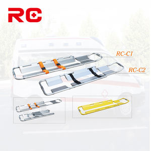 Kualitas tinggi lipat aluminium Aloi Rumah Sakit sekop lipat perlengkapan tandu dengan sabuk pengaman - Product Image 1
